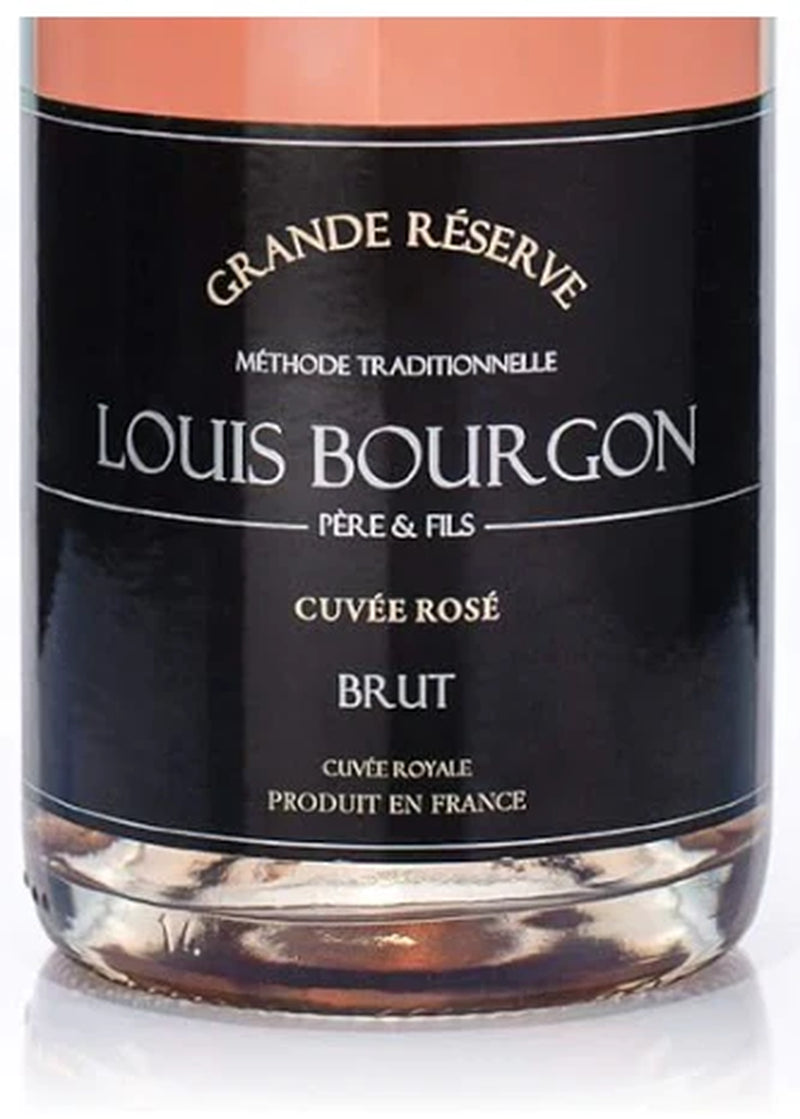 Louis Bourgon Grande Réserve Brut Cuvée Rosado 0.75L (Case of 6)