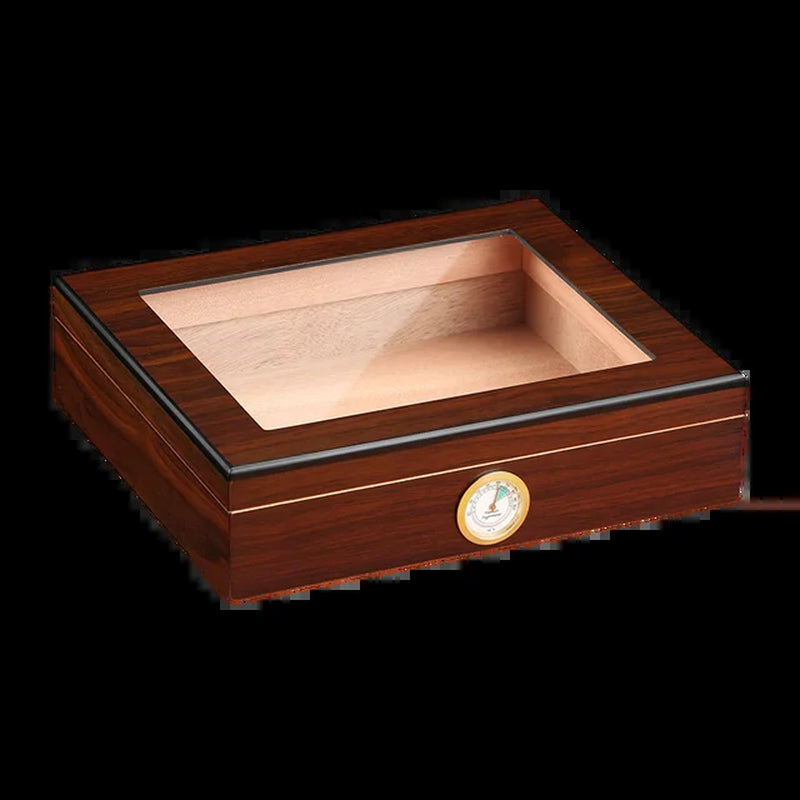 Charuto Cedar Wood Travel Humidor Puro Box Cigar Case W/ Hygrometer Humidifier Cigar Humidor Box for Cigars