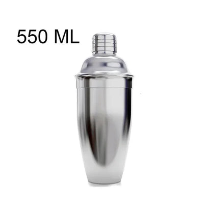 Stainless Steel Cocktail Shaker Mixer Wine Martini Boston Shaker for Bartender Drink Party Bar Tools 550ML/750ML