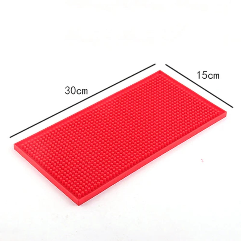 Rubber Service Bar Mat Heavy Duty Home Bar and Rubber Drip Mats Cocktail Bartender Tea Cup Mug Set Waterproof Kitchen Placemat