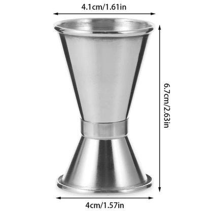 15-50Ml New Dual Shot Stainless Steel Measure Cup Cocktail Shaker Drink Spirit Measure Jigger Kitchen Bar Barware Tools