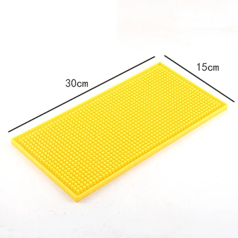 Rubber Service Bar Mat Heavy Duty Home Bar and Rubber Drip Mats Cocktail Bartender Tea Cup Mug Set Waterproof Kitchen Placemat