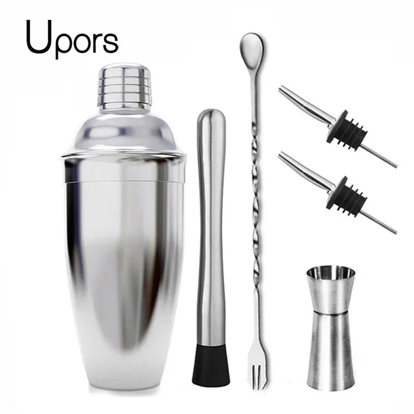 Stainless Steel Cocktail Shaker Mixer Wine Martini Boston Shaker for Bartender Drink Party Bar Tools 550ML/750ML