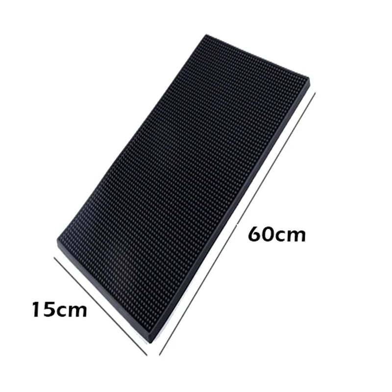 Rubber Service Bar Mat Heavy Duty Home Bar and Rubber Drip Mats Cocktail Bartender Tea Cup Mug Set Waterproof Kitchen Placemat