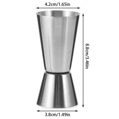 15-50Ml New Dual Shot Stainless Steel Measure Cup Cocktail Shaker Drink Spirit Measure Jigger Kitchen Bar Barware Tools