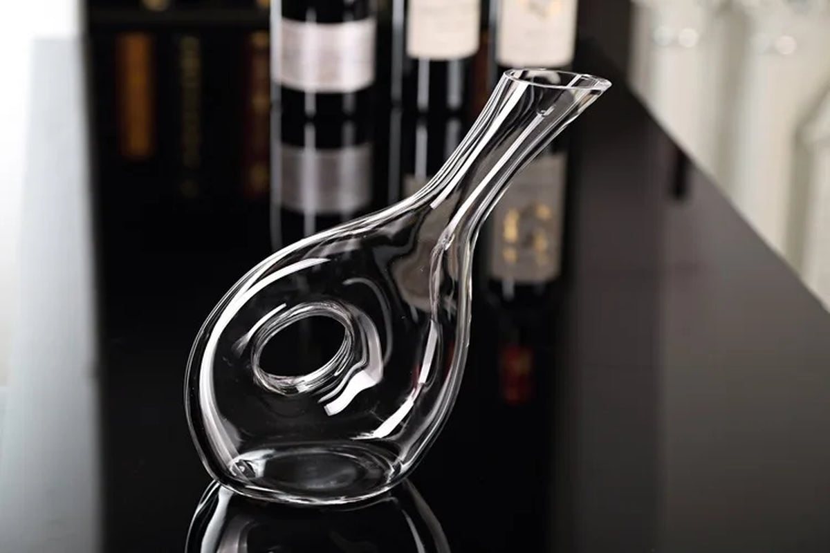 Snail Shape Unleaded Crystal Glass Wine Decanter Decorative Barware and Tableware Art Flask Aerator Vessel Ornament Accessories