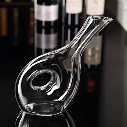 Snail Shape Unleaded Crystal Glass Wine Decanter Decorative Barware and Tableware Art Flask Aerator Vessel Ornament Accessories