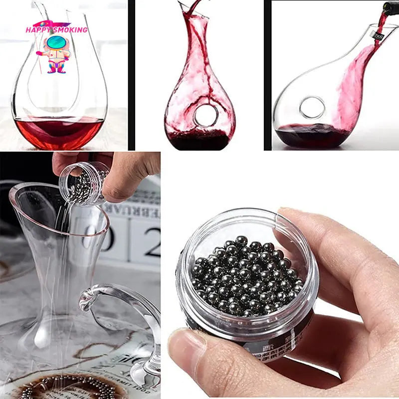 HAPPYSMOKING 200Pcs/Lot 304 Stainless Hookah Shisha Bottle Cleaning Steel Balls for Wine Tea Stains Bottle Tool Chicha Accessory