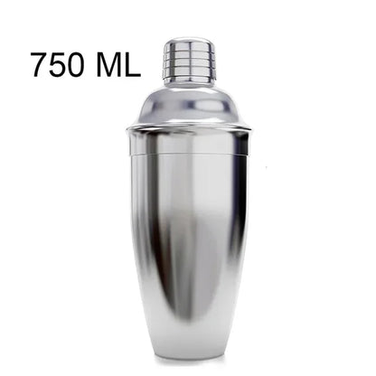 Stainless Steel Cocktail Shaker Mixer Wine Martini Boston Shaker for Bartender Drink Party Bar Tools 550ML/750ML